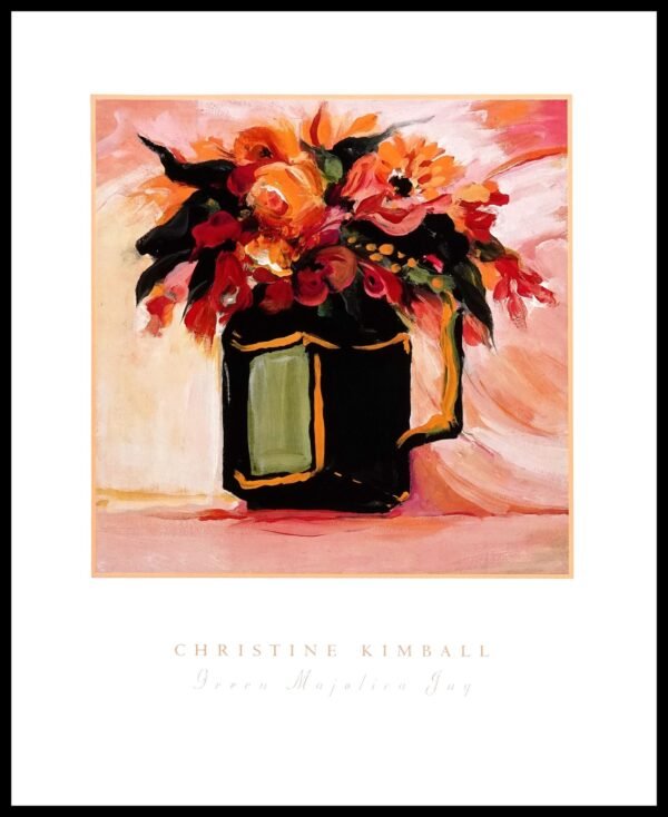 EDV KCP104 Green Majolia Jug